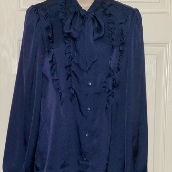 Express Bow Tie Blouse - Picture 1 of 4